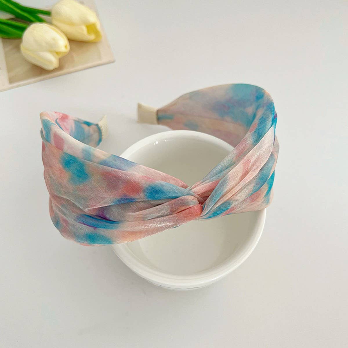 SUMMER FLORAL SWEET TIE-DYE HEADBANDS_CWAHA1147