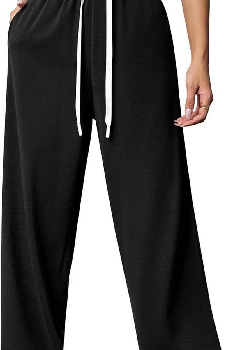 CWBLP01040_HIGH WAIST WIDE LEG DRAWSTRING SWEATPANTS