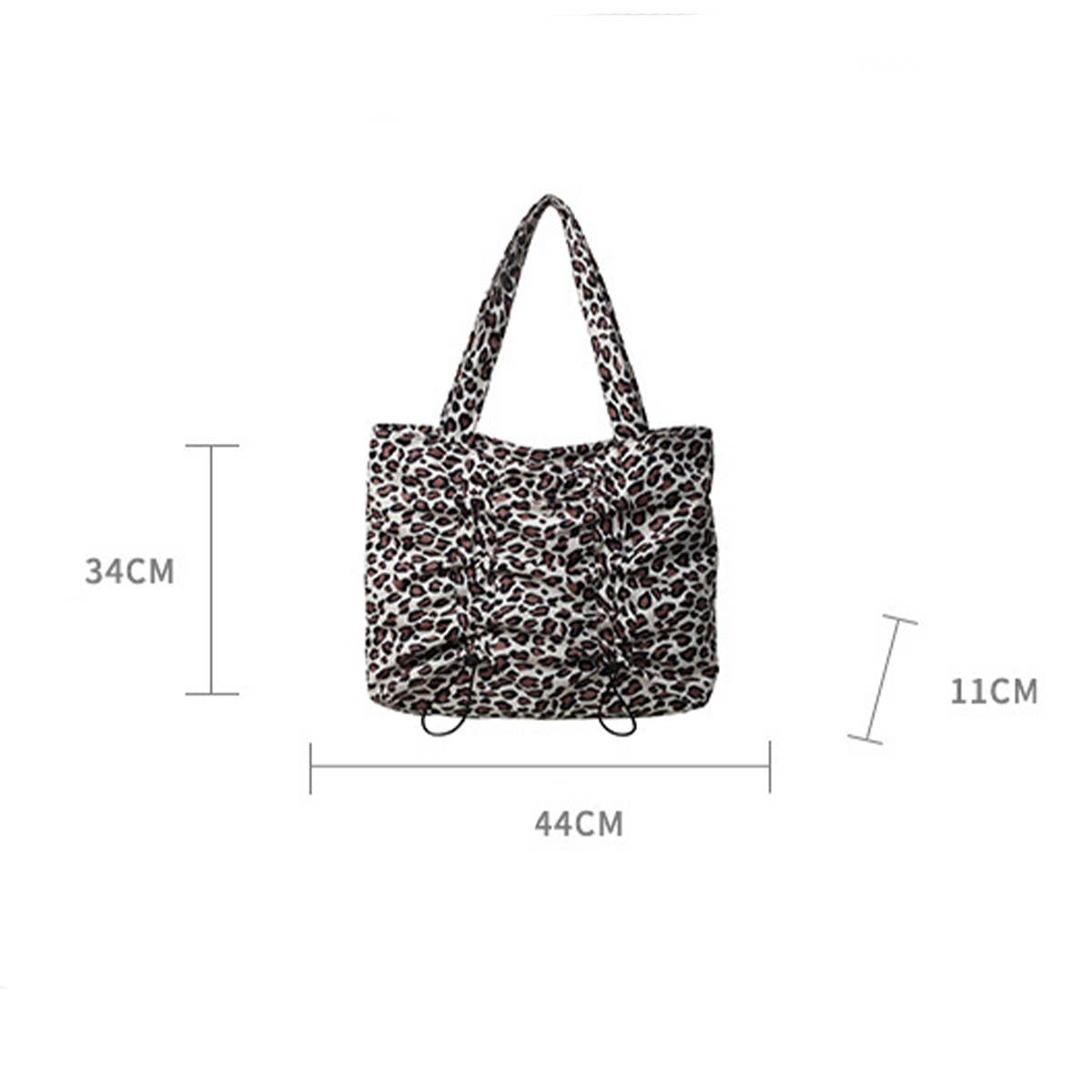 LEOPARD PRINT FASHIONABLE SIMPLE VERSATILE TOTE BAG_CWAB3279