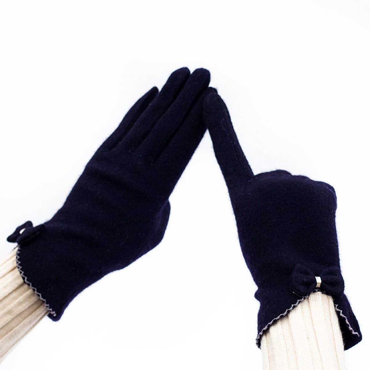 WOMEN'S FASHION BOW TOUCH SCREEN GLOVES_CWMM1555