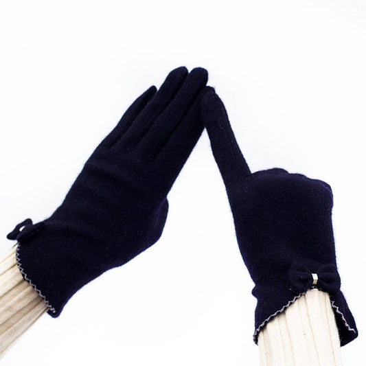WOMEN'S FASHION BOW TOUCH SCREEN GLOVES_CWMM1555
