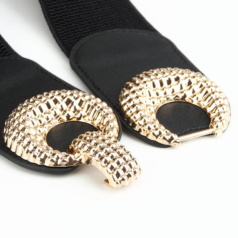 Fashionable and versatile elastic dress waistband