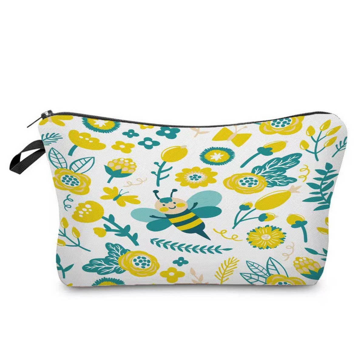 CUTE HARD-WORKING BEE PRINTED COSMETIC BAG_CWAB2269