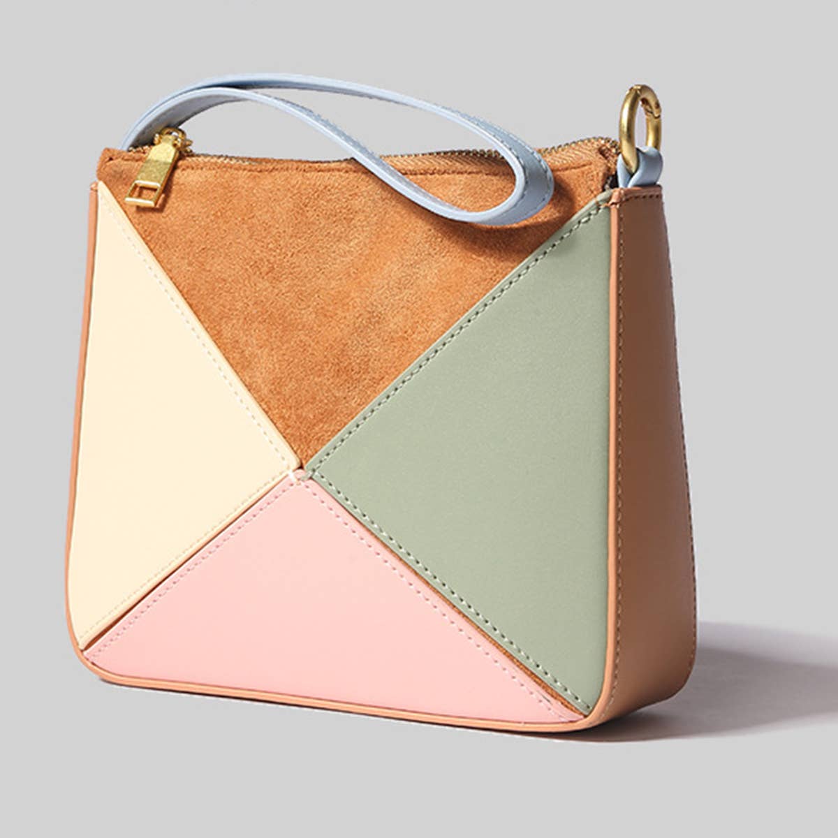 TURKISH STYLE FOLDING TRIANGLE SHOULDER BAG_CWAB1892