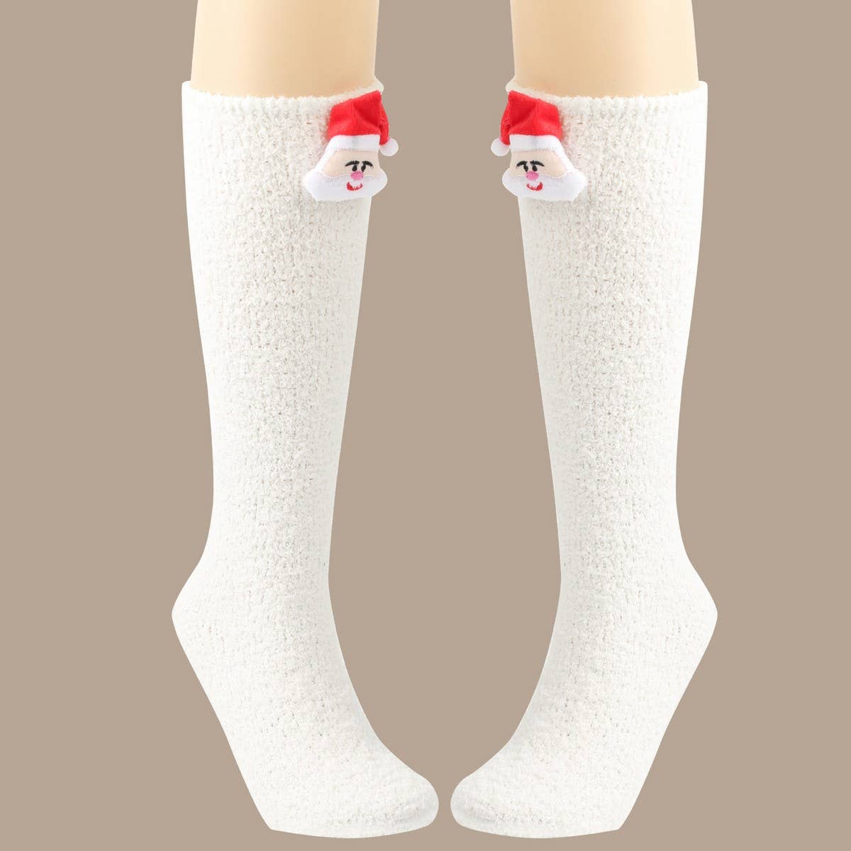 CWMS02684_CHRISTMAS KNEE HIGH SOCKS WARM LEG WARMERS