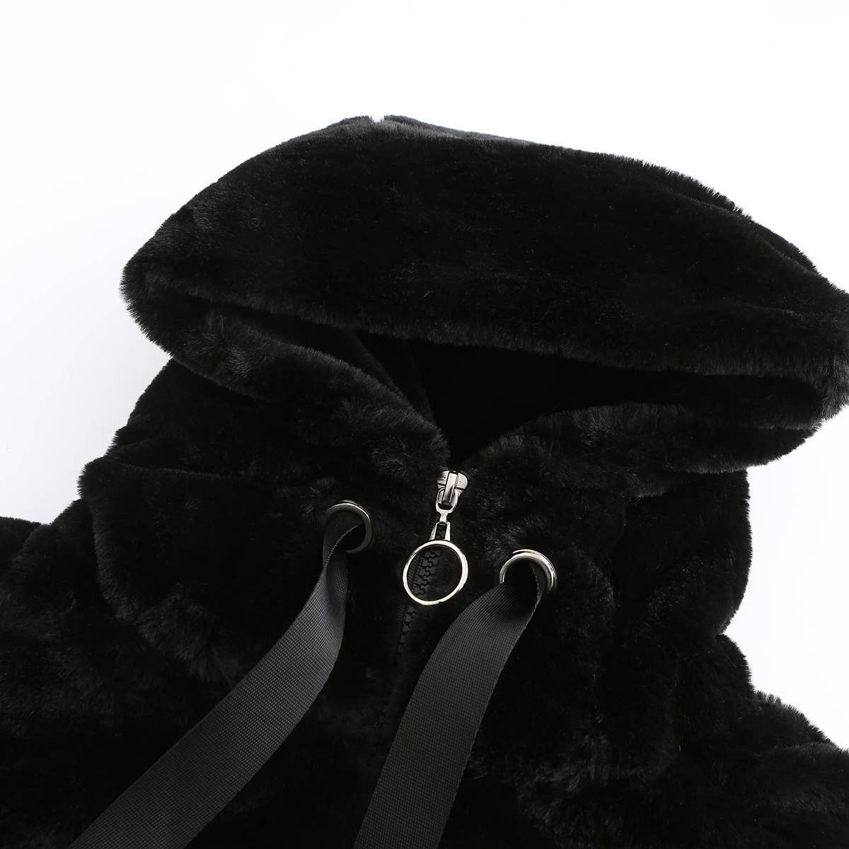 WOMEN'S FLEECE HOODED LONG-SLEEVED THERMAL JACKET