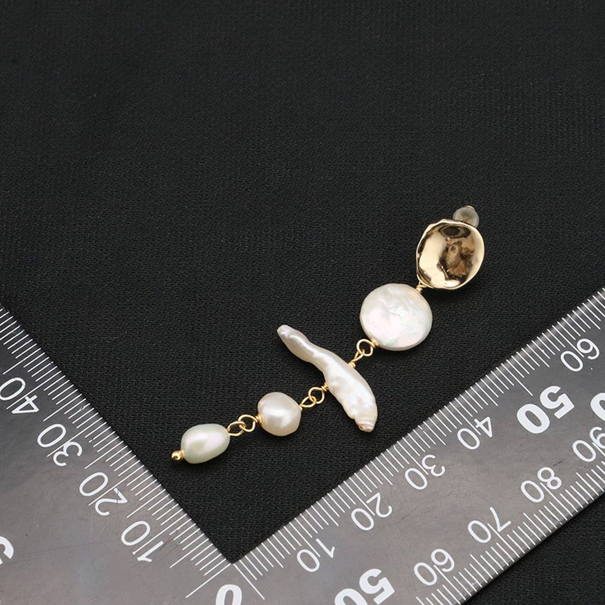 NATURAL FRESHWATER PEARL VINTAGE TASSEL EARRINGS
