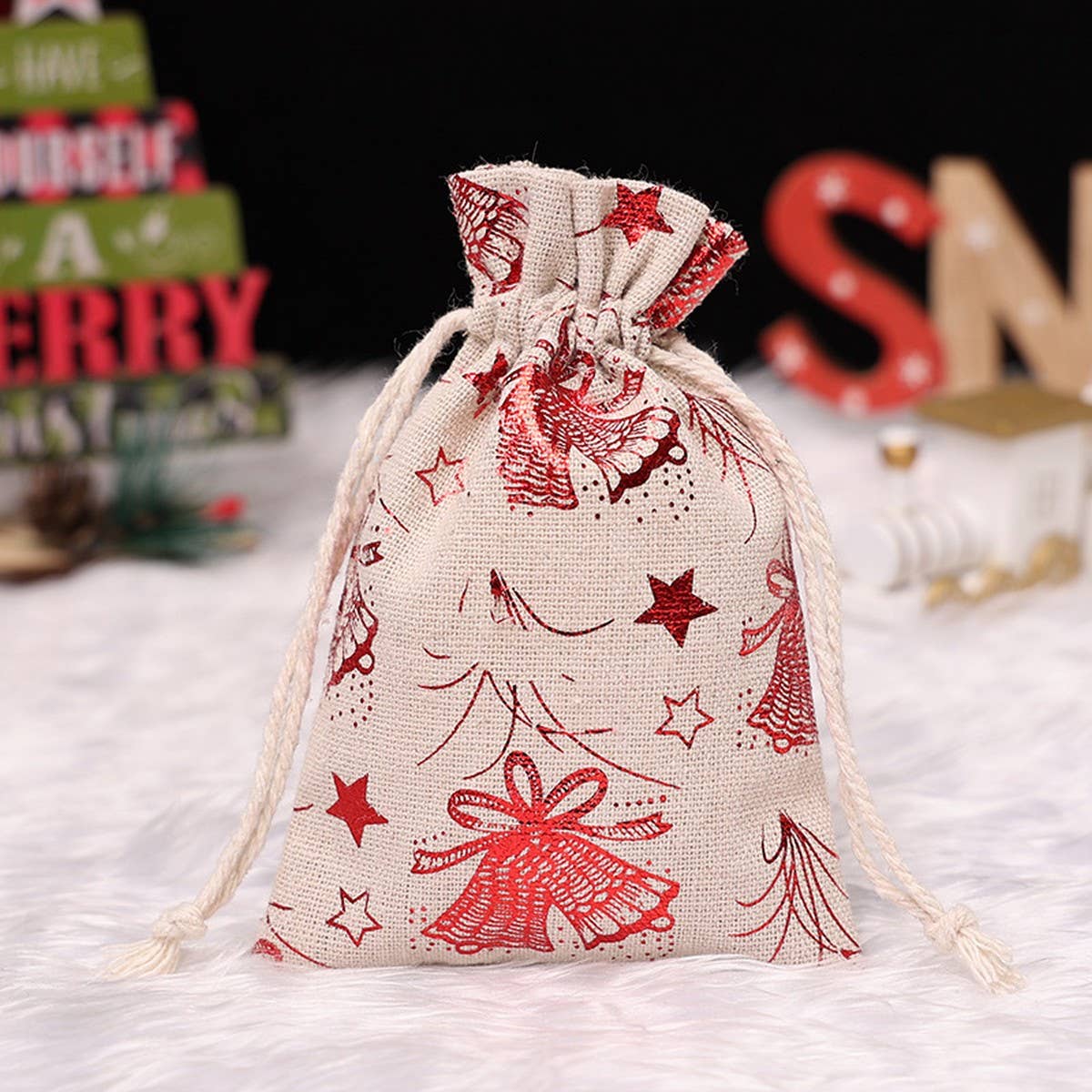 CWMM1748_Christmas Goodie Bag Drawstring Gift Bag