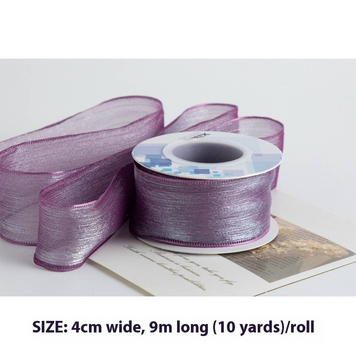 DIY BOW HAIR ACCESSORIES SNOW YARN RIBBON