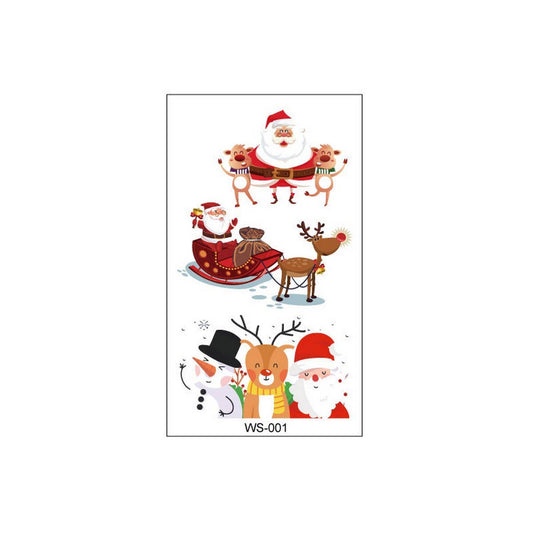 Christmas Candle Transfer Tattoos for Kids Party
