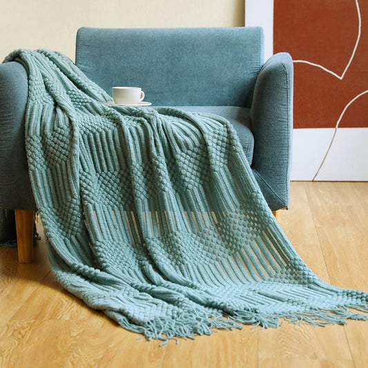 DOUDOU BLANKET FRINGED SHAWL BLANKET