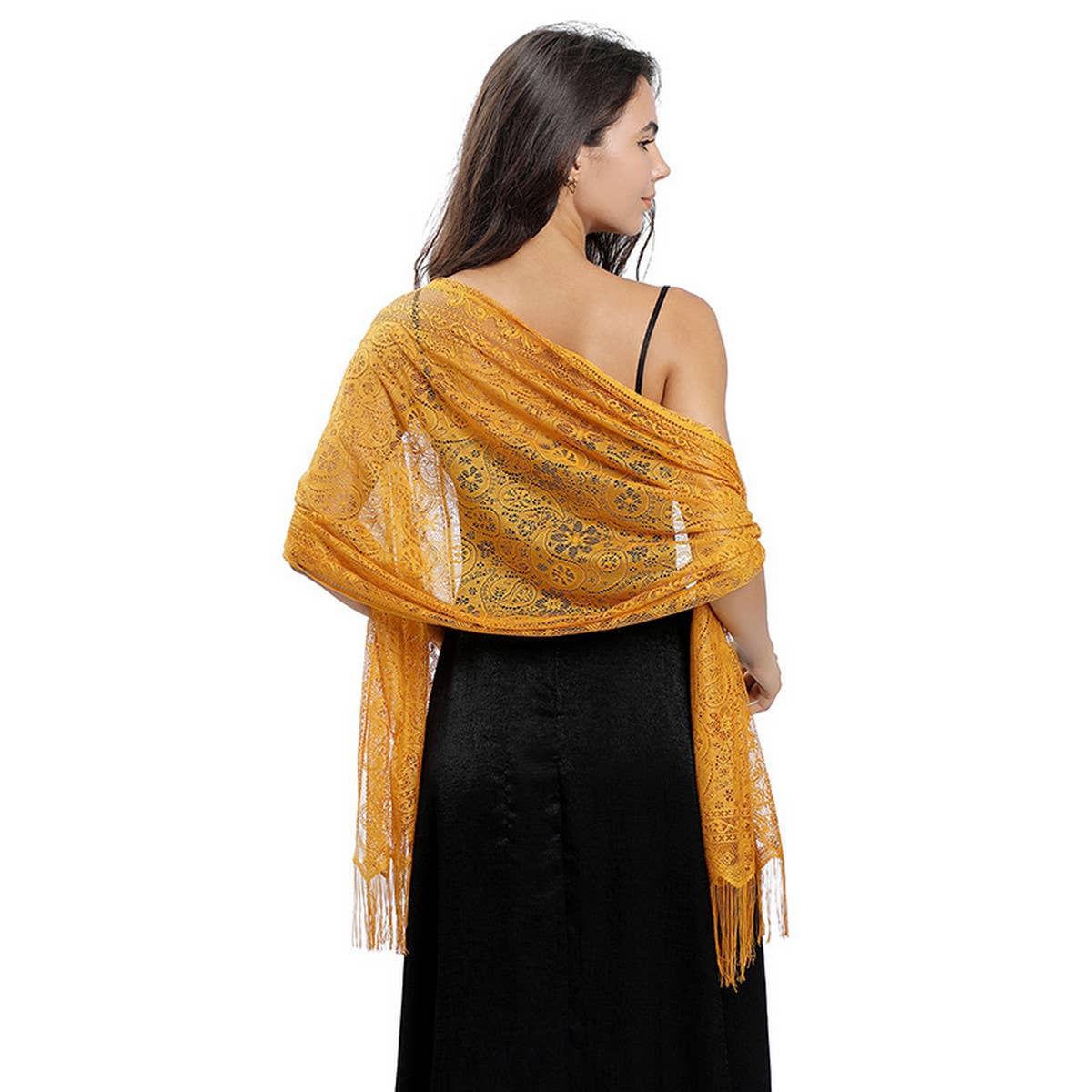 HOLLOW NEW STYLE MIN WHIRLWIND CASHEW SHAWL