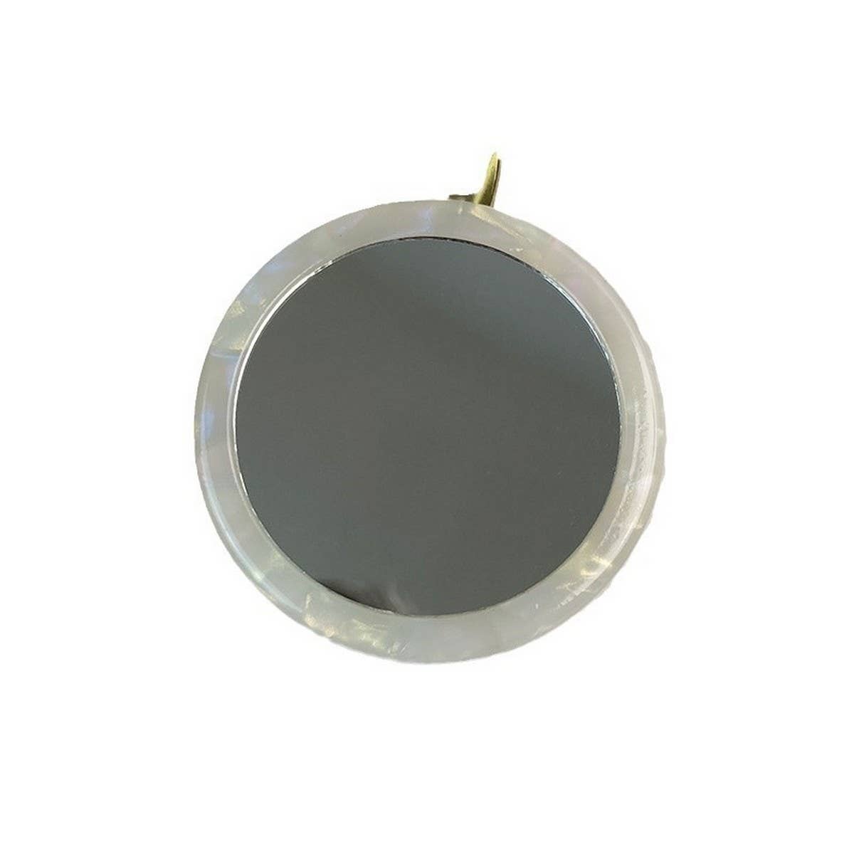 Small Round Mirror with Acrylic Pattern for Makeup_CWMM6385