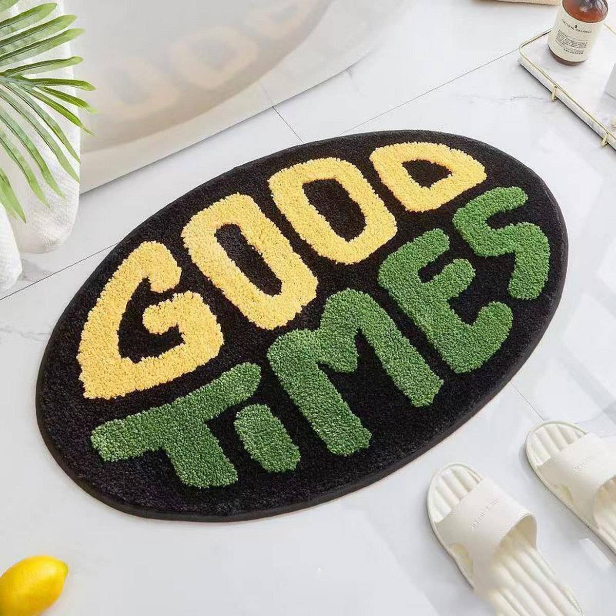 Cute Avocado Bathroom Rug, Quick-Dry Non-Slip Mat