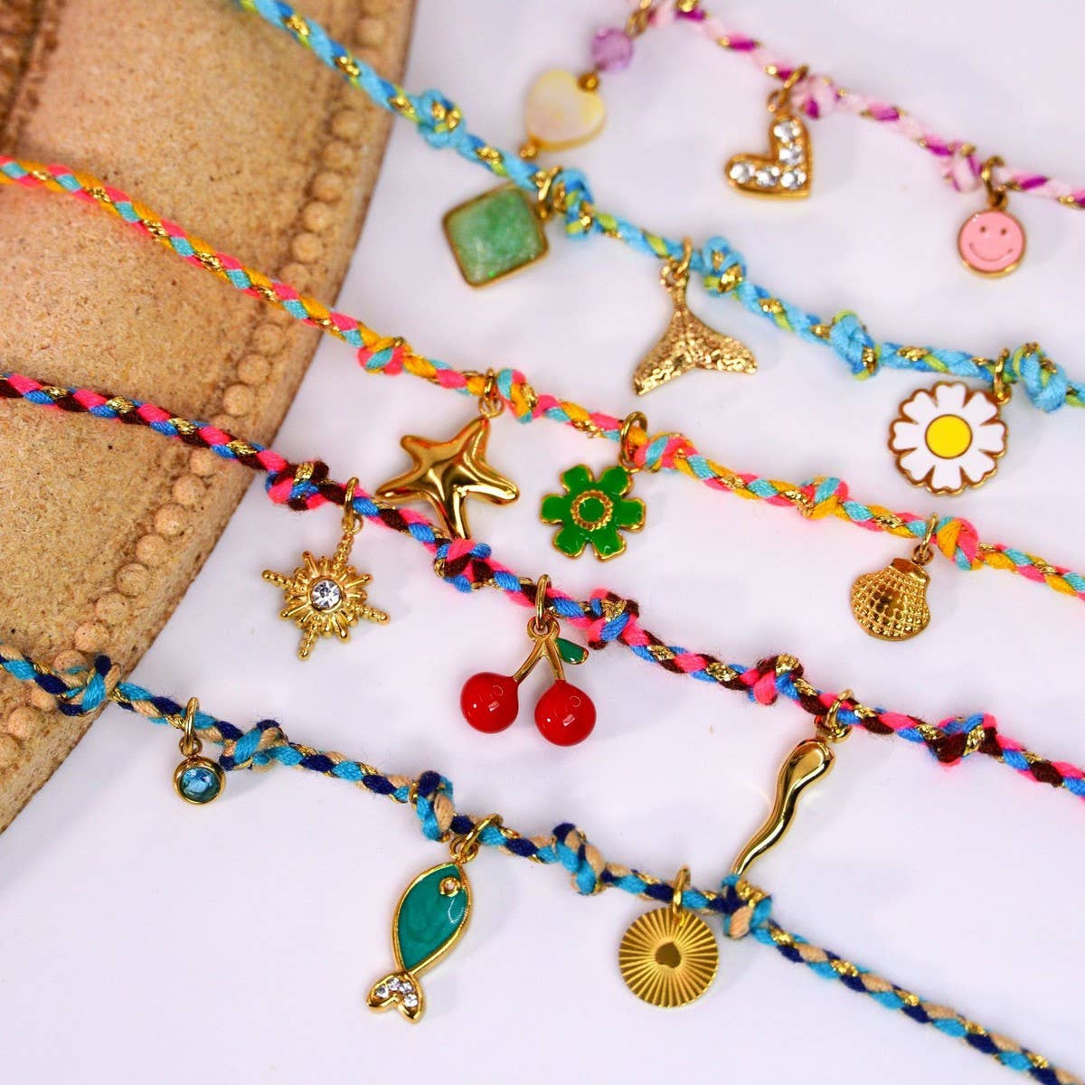 Dopamine Color Beaded Necklace ? Handmade Chic