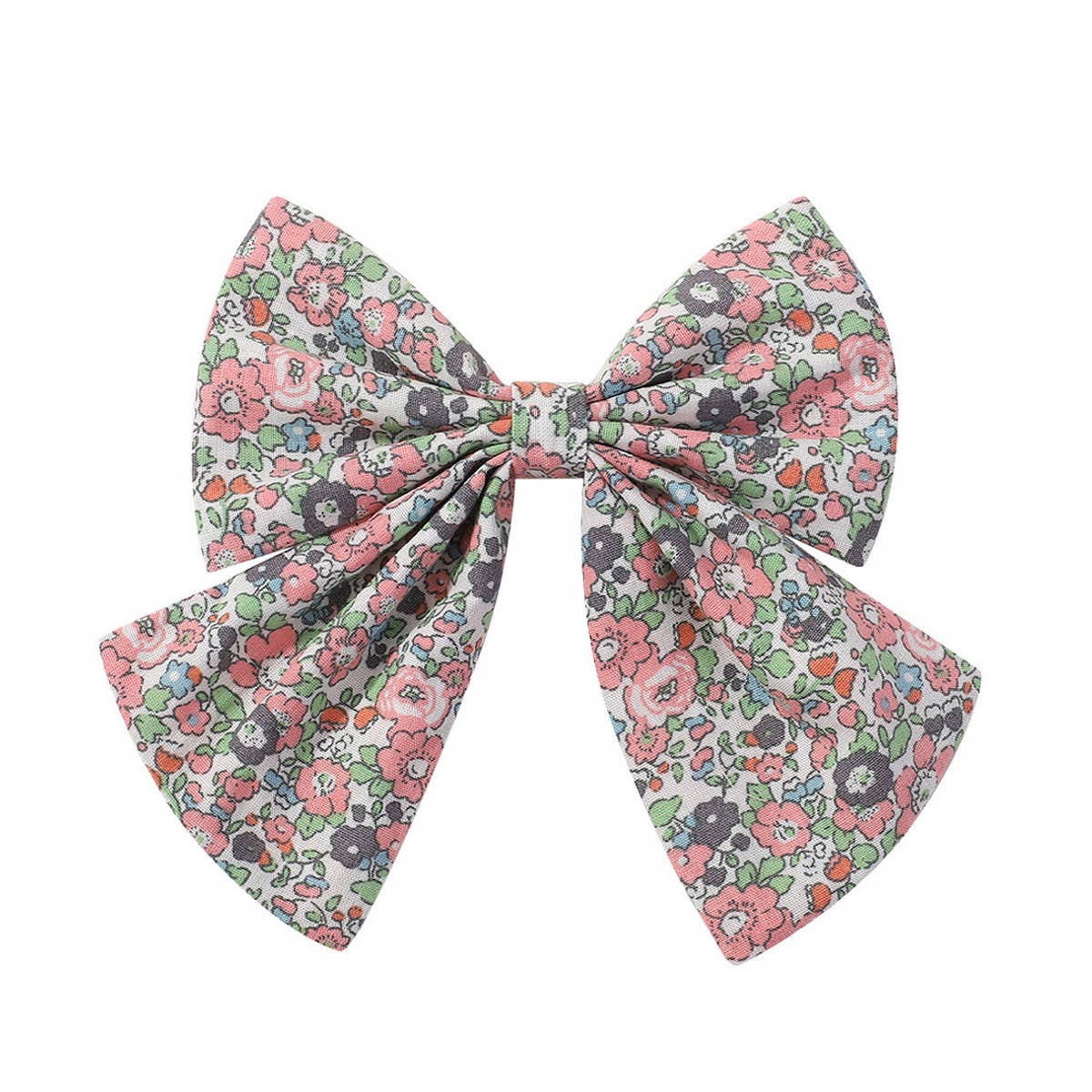 CHILDREN'S SIMPLE FLORAL BOW HAIRPIN