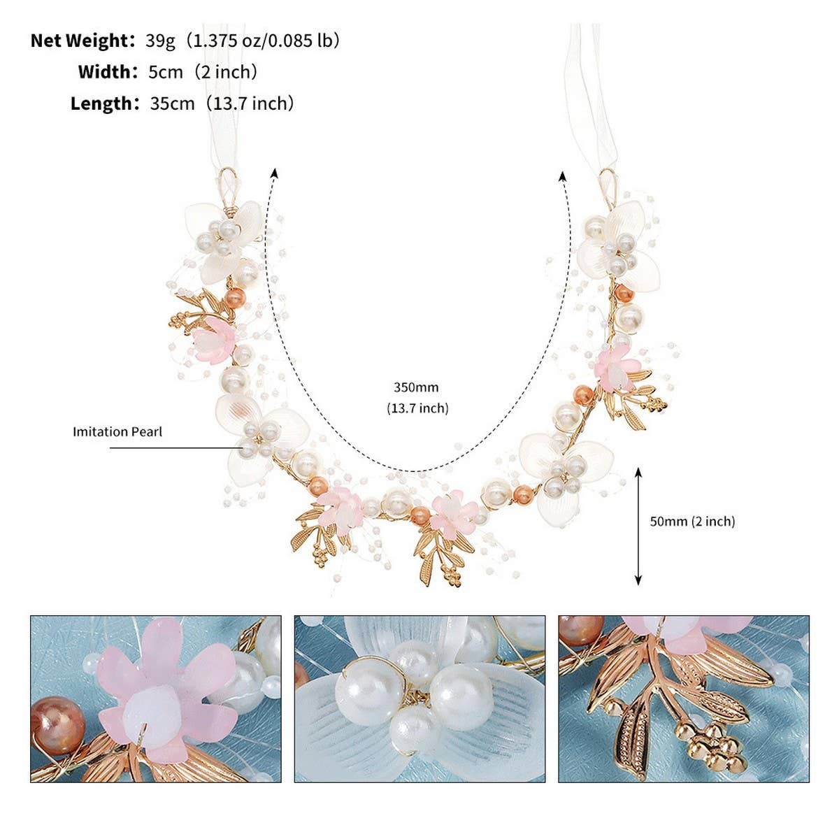 VINTAGE PEARL BRIDAL HAIR ACCESSORIES