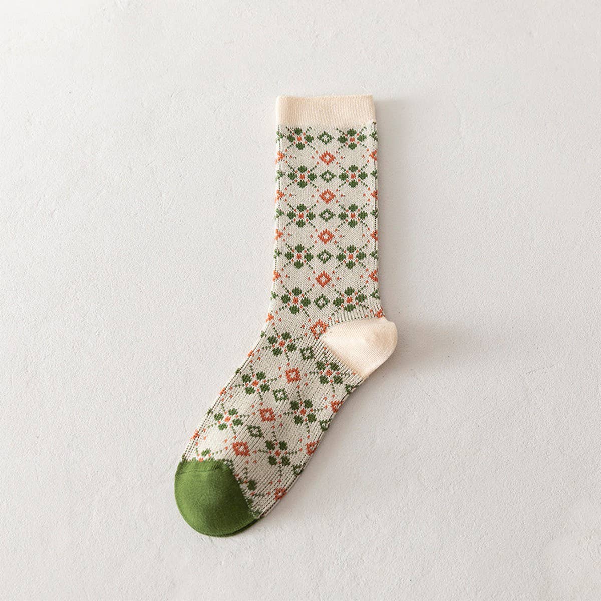 Geometric pattern fall/winter Christmas gift socks