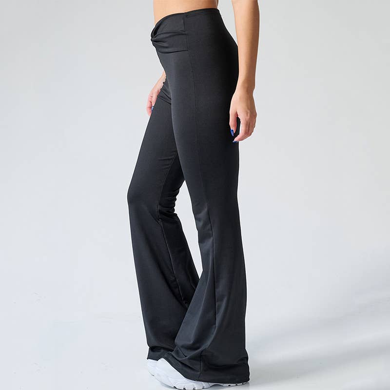 FASHION SPORTS HIGH-WAISTED LONG CASUAL PANTS
