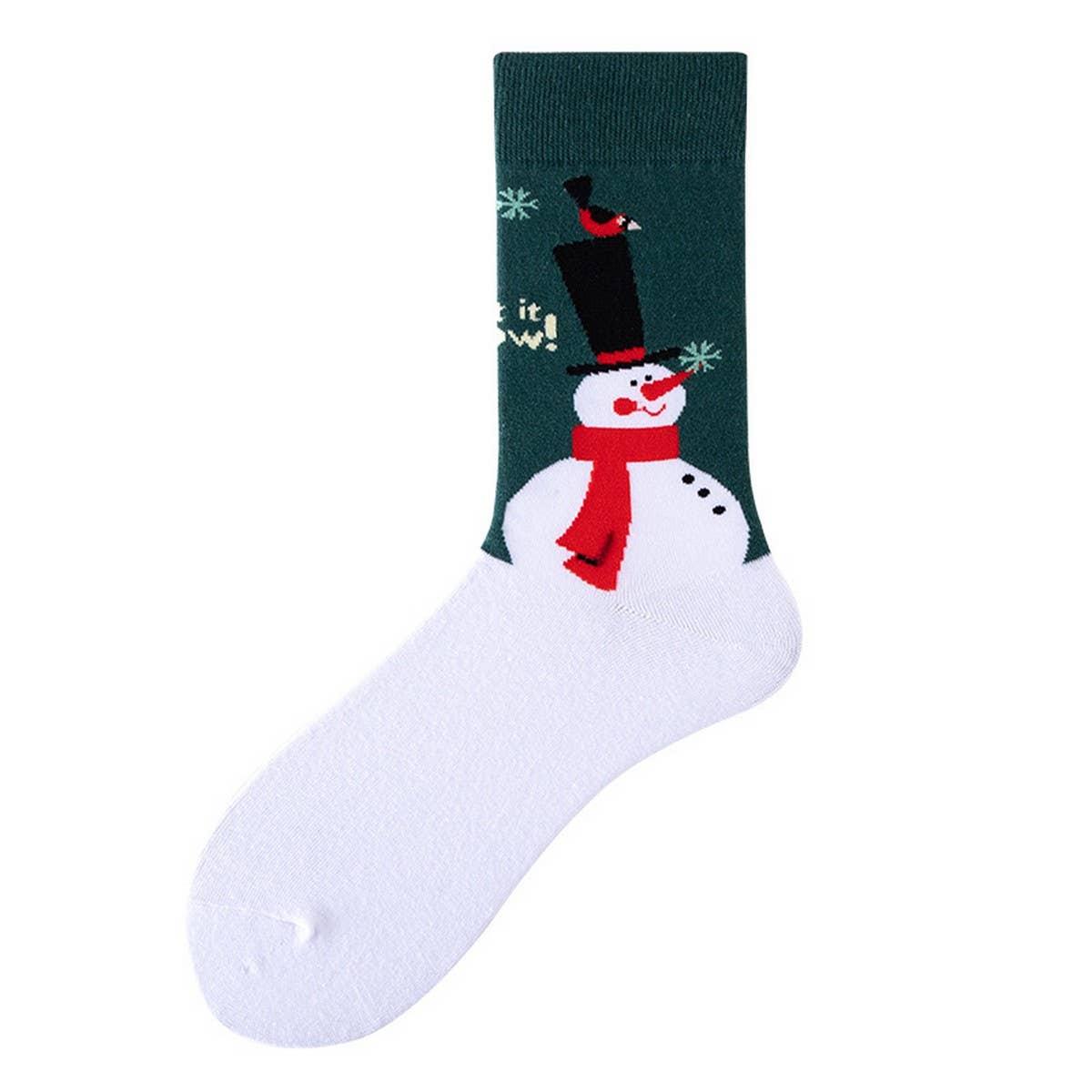 CWMS0828_Christmas Snowmen Fashion Socks