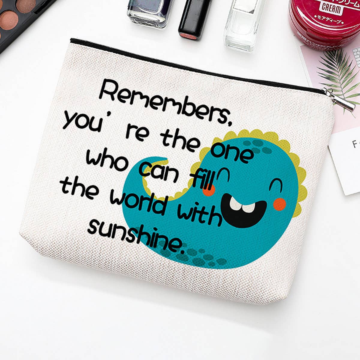 SIMPLE TOILETRIES PRINTED COSMETIC BAG_CWAB1785