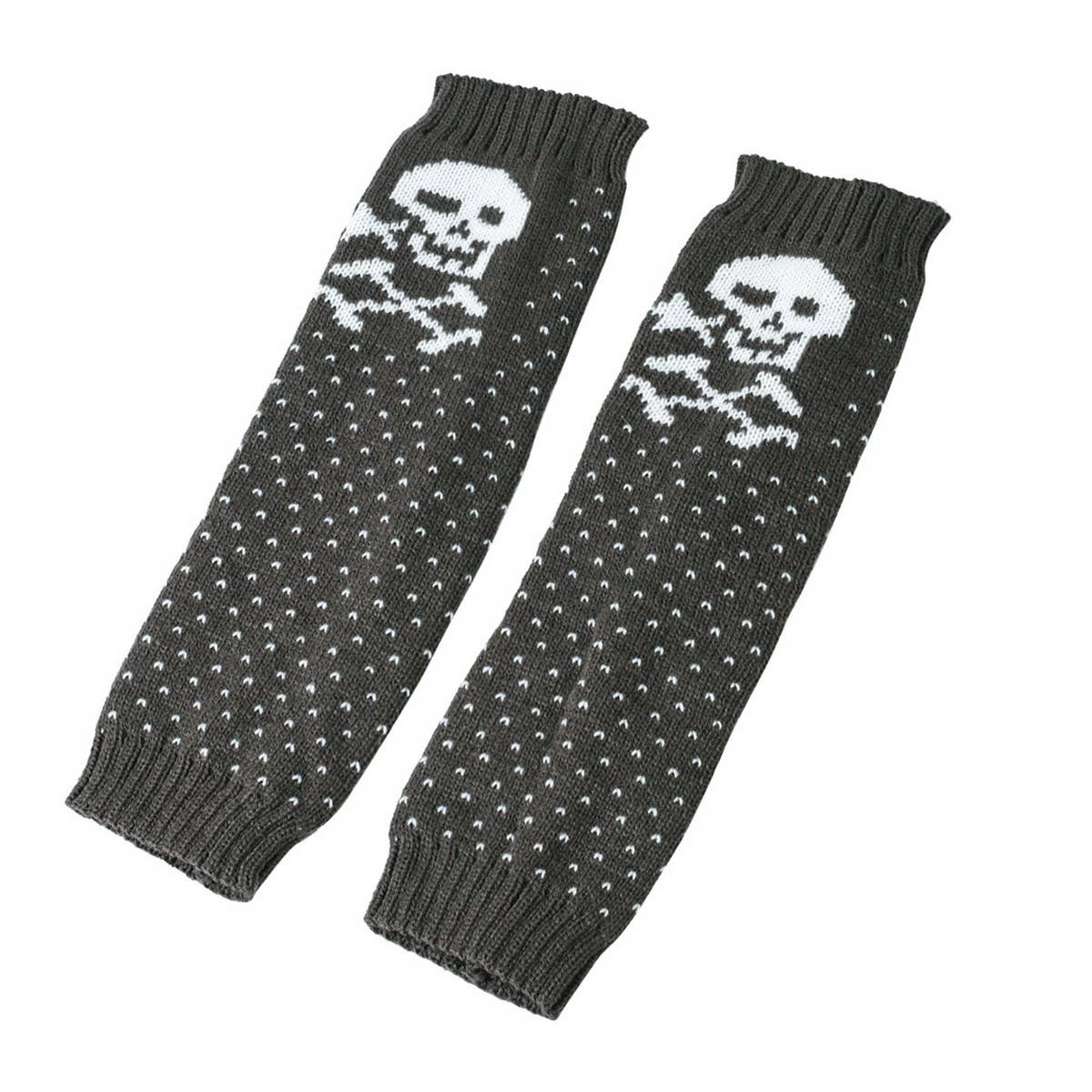 CWMS02683_HALLOWEEN  KNIT BOOT CUFFS LEG WARMERS