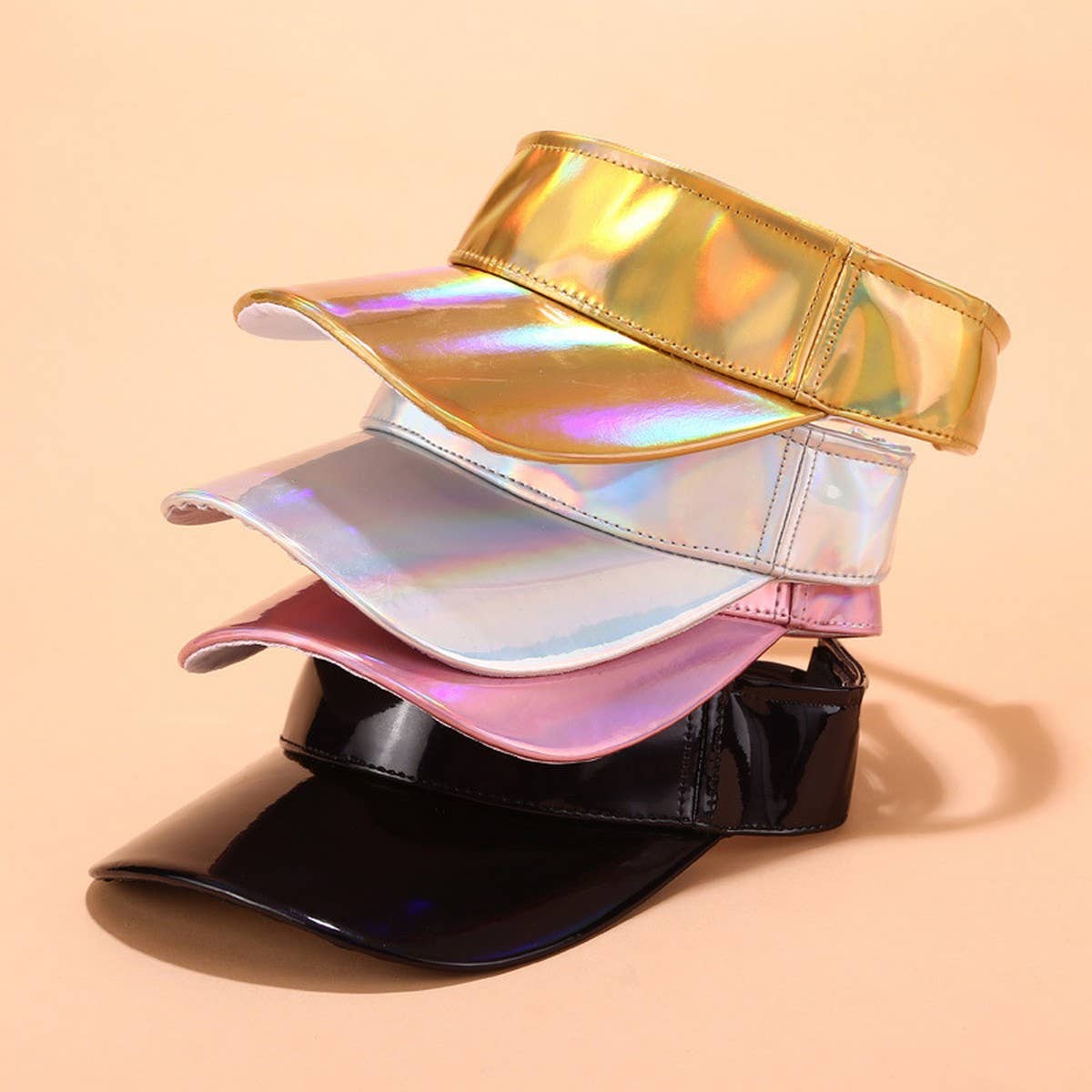 Holographic Sun Visor | Trendy UV Protection Cap_CWAH3281