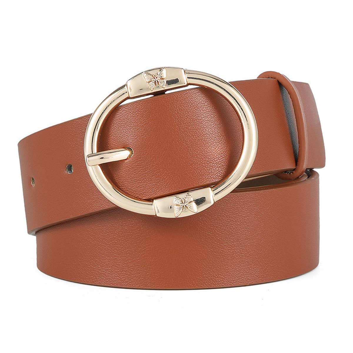 WOMEN ALL-MATCH OVAL PIN BUCKLE BELT_CWABE0591