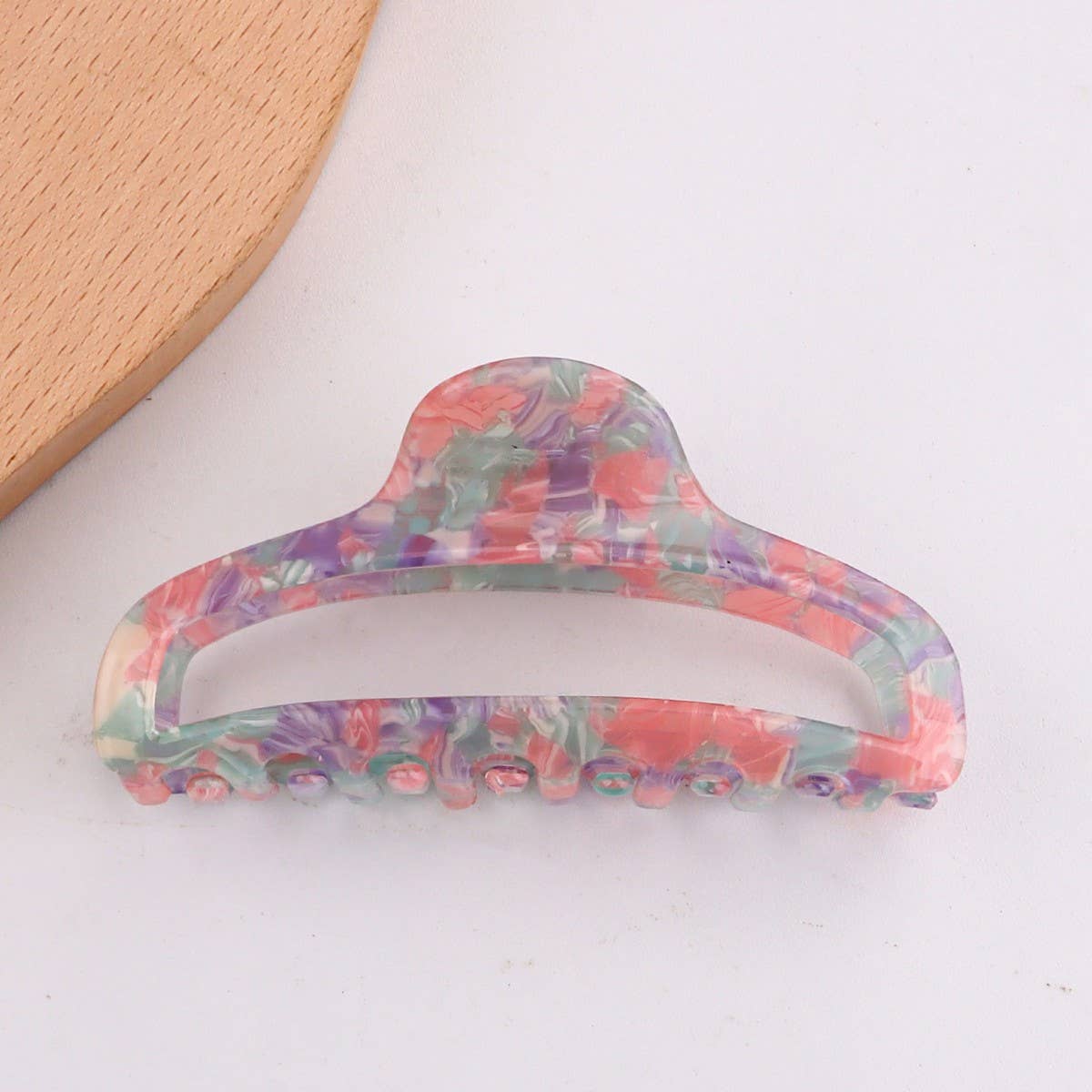 CWAHA1414_MULTICOLOR LARGE HAIR CLAW CLIP
