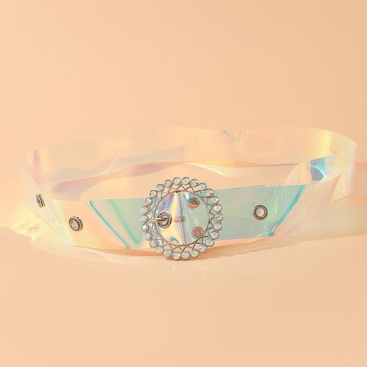 Diamond punk fashion acrylic belt