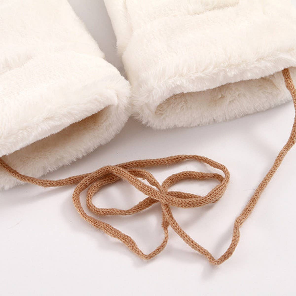 CUTE WINTER STUDENT FLEECE COLD PROTECTION GLOVES_CWAG0273