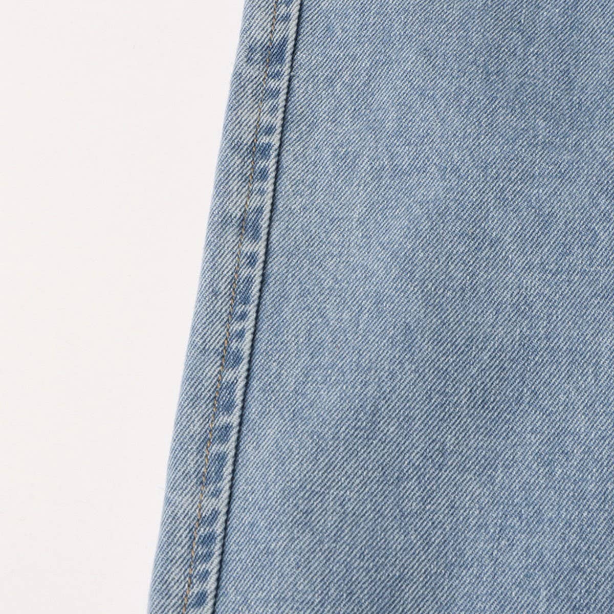 HIGH WAISTED HOLLOW EXPOSED WAIST SOLID COLOR JEANS