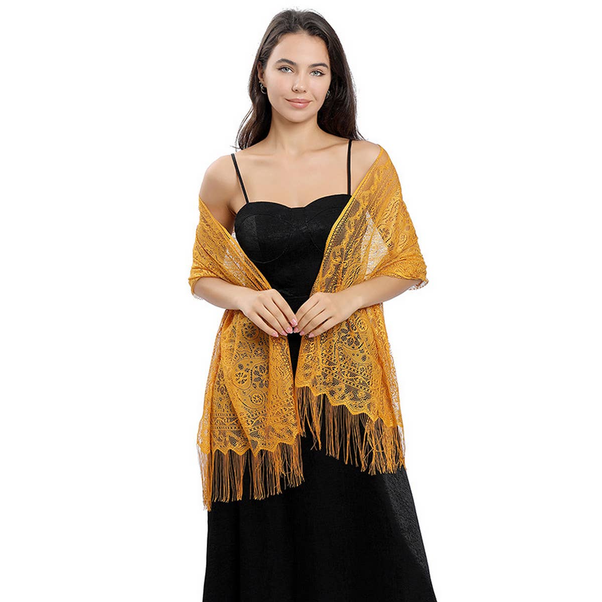 HOLLOW NEW STYLE MIN WHIRLWIND CASHEW SHAWL