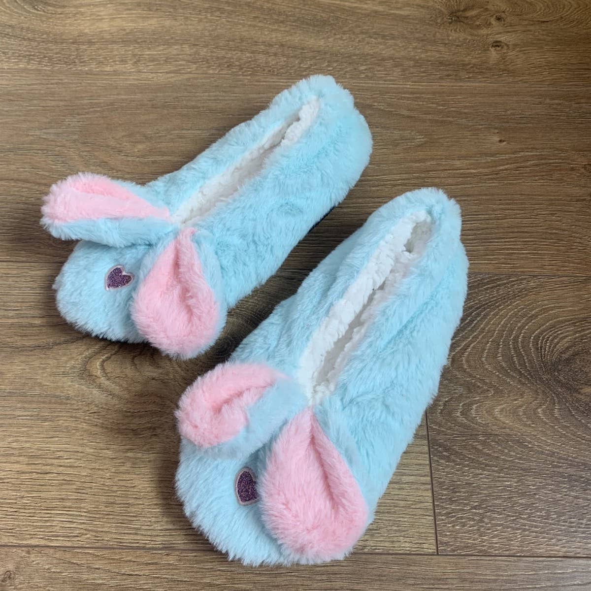 CUTE CARTOON RABBIT HEELED NON-SLIP FLOOR SOCKS