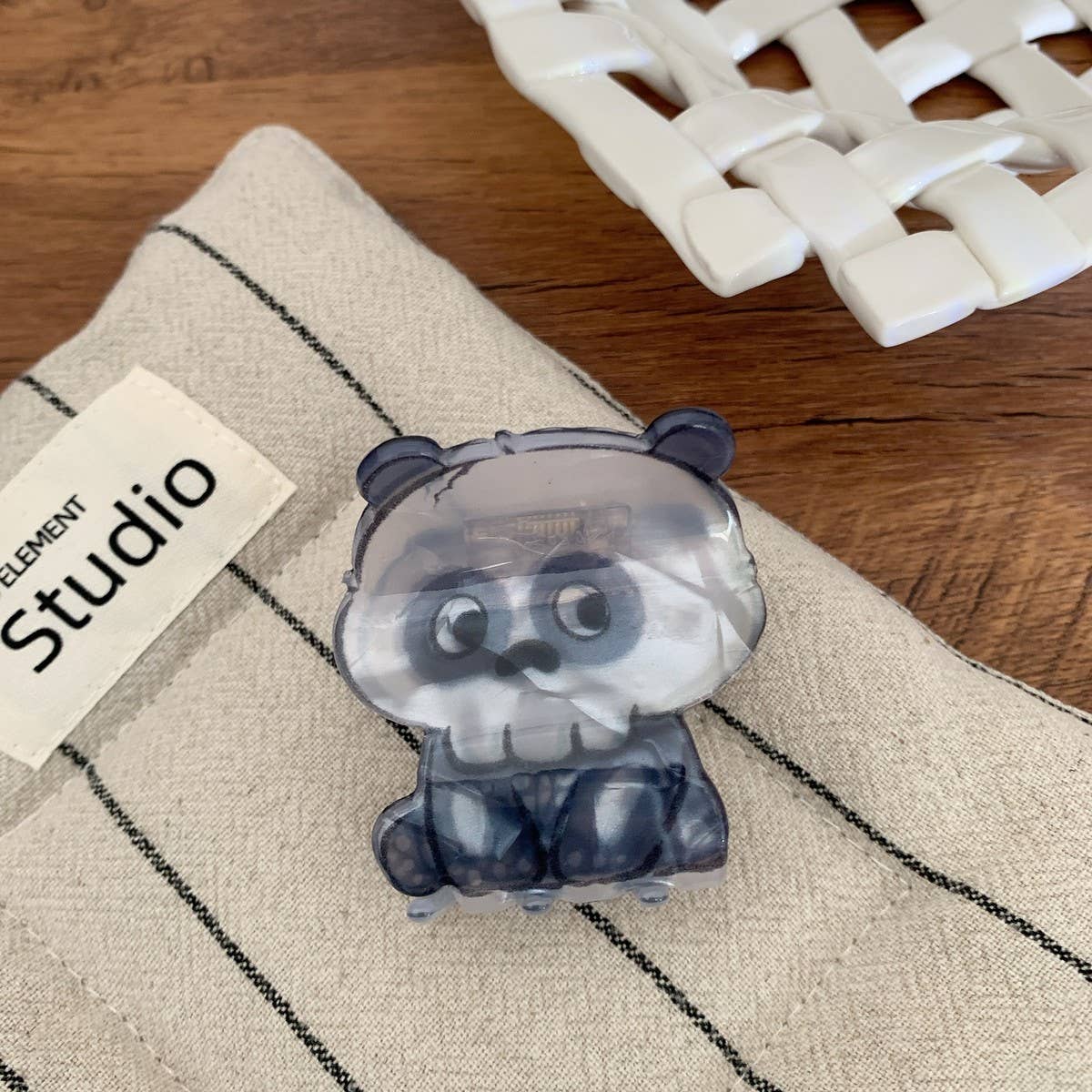 CWAHA07712_HALLOWEEN PUMPKIN BAT CLAW HAIR CLIP