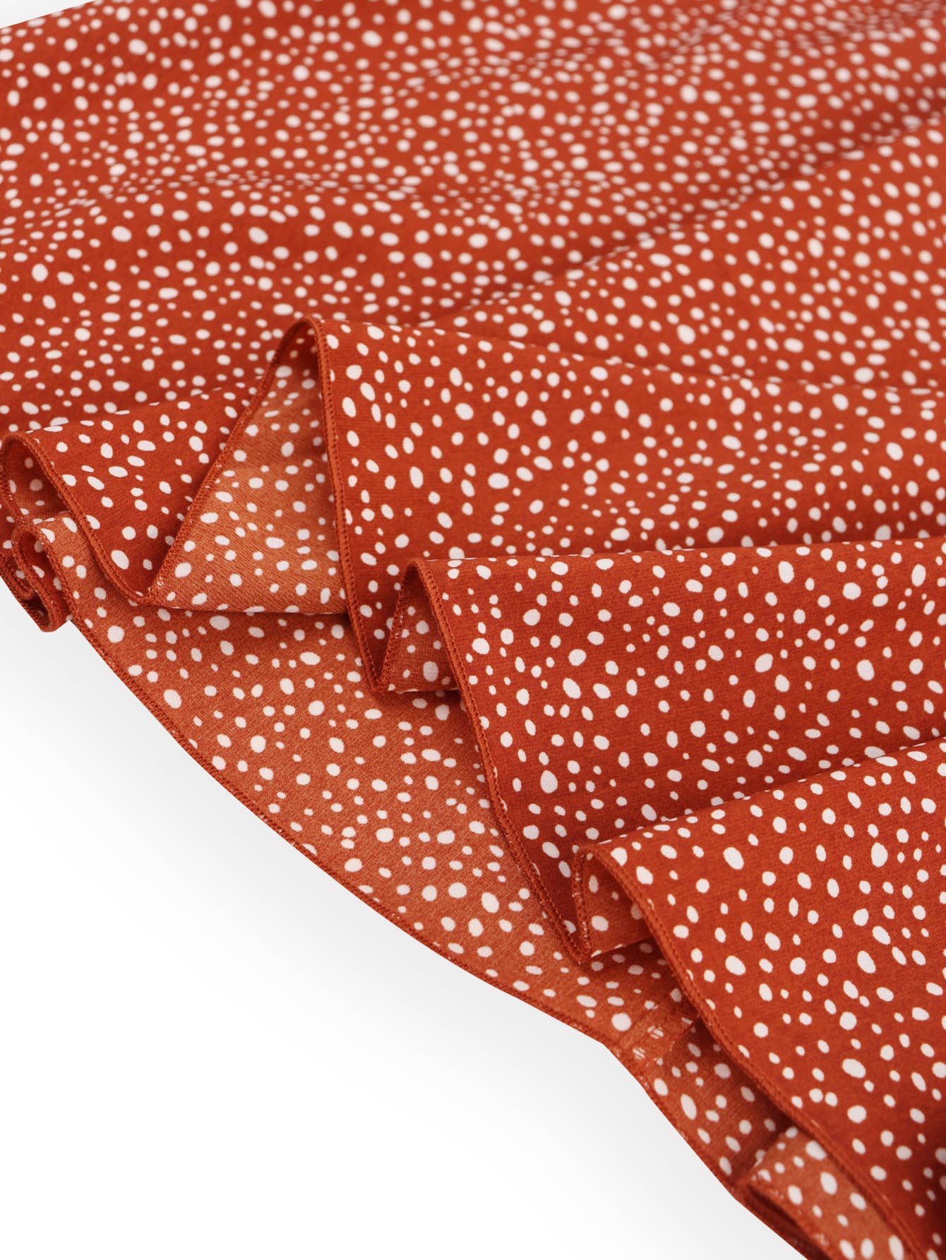 printed high-waisted loose V-neck short dress