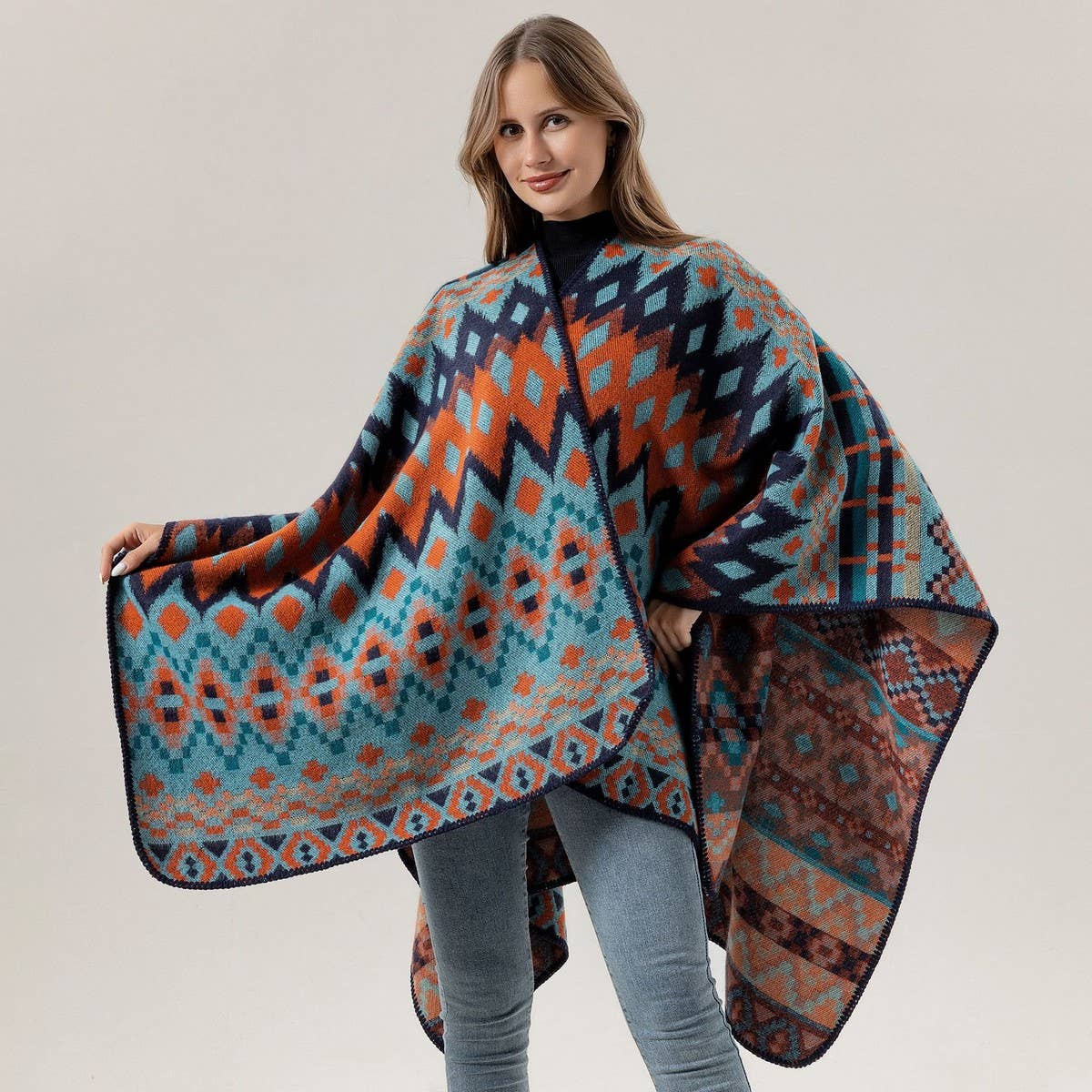 FASHIONABLE WARM SCARF CLOAK SHAWL