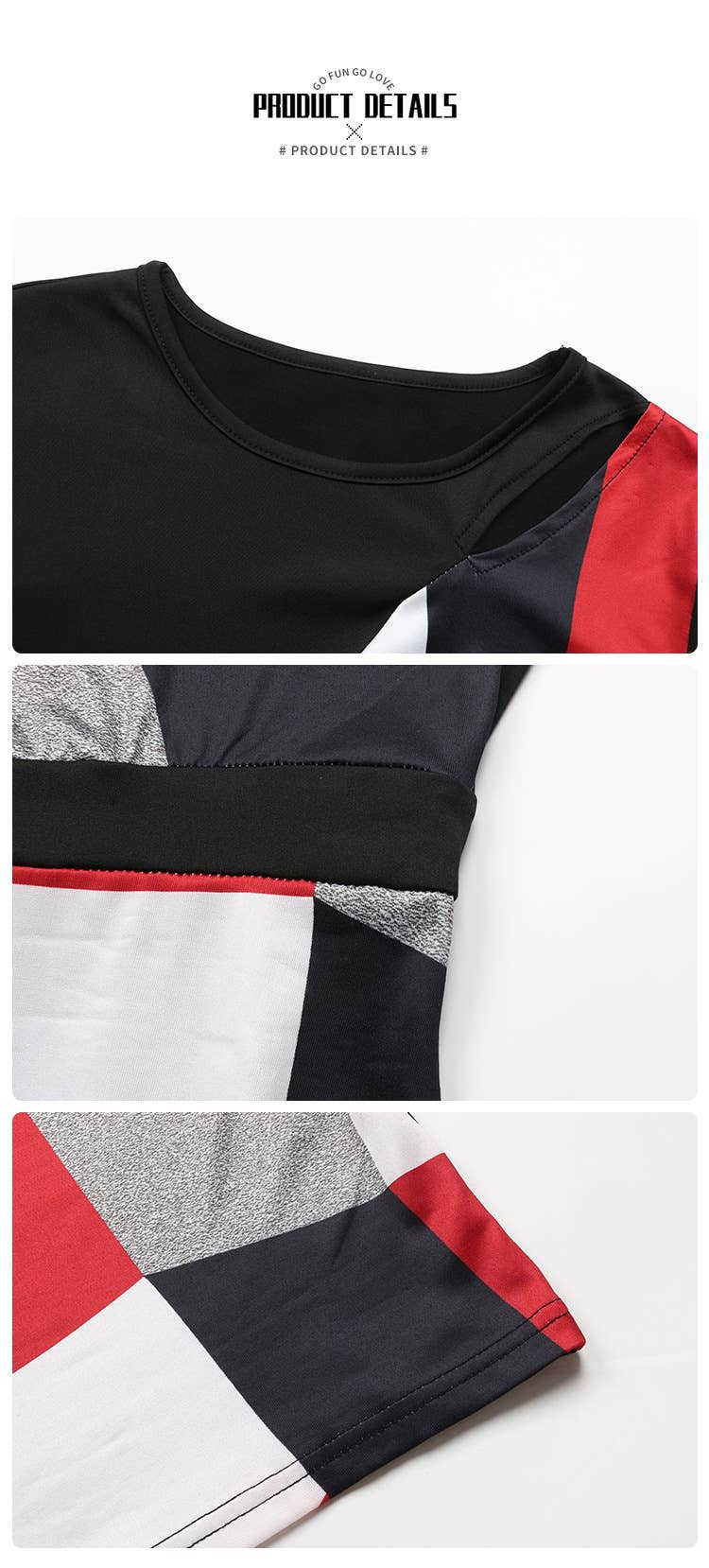 SLIM COMMUTER GEOMETRIC PRINT DRESS