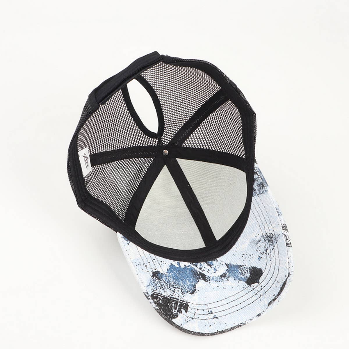 OUTDOOR CAMOUFLAGE GRAFFITI TIE-DYE BASEBALL CAP_CWAH1147
