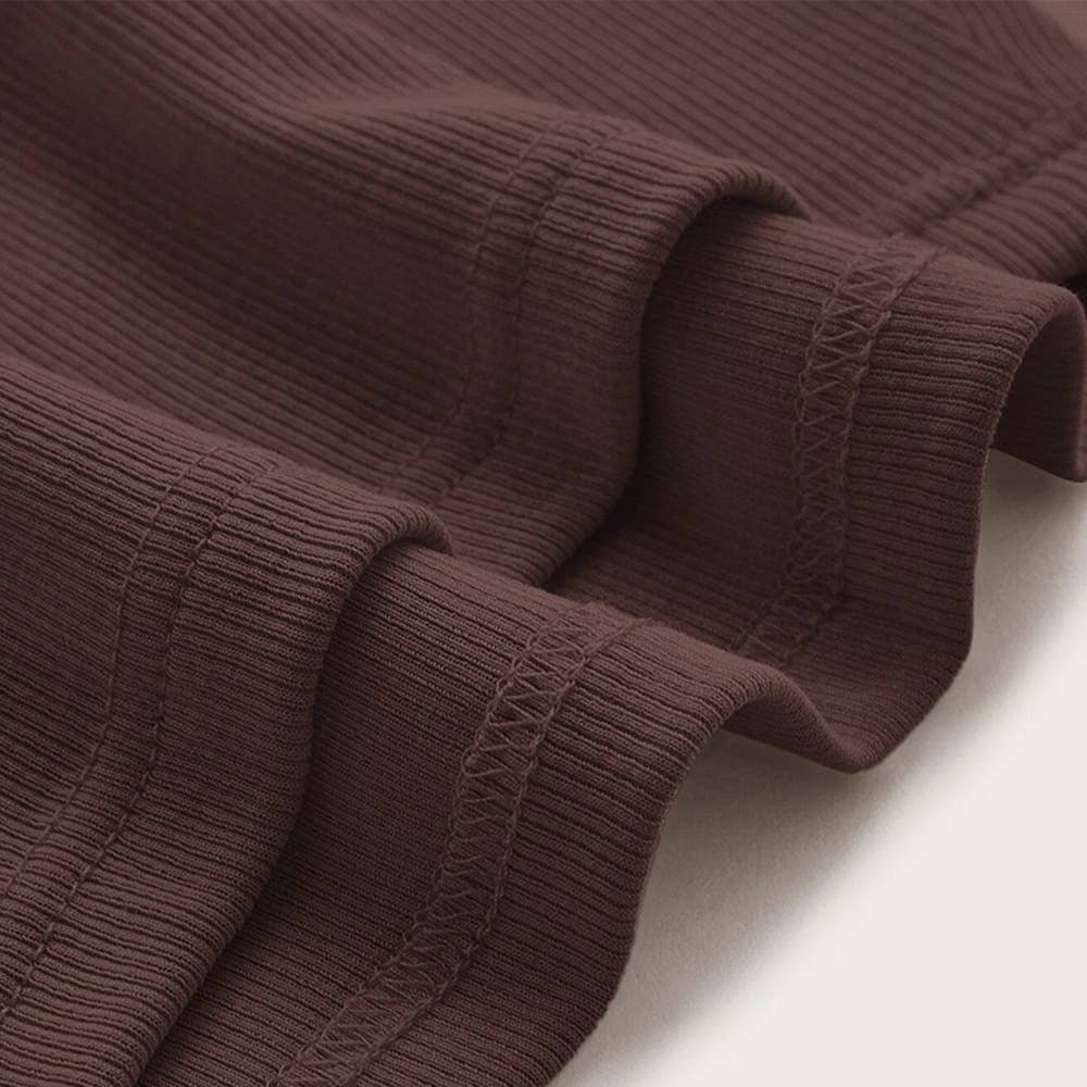 Slimming heart-shaped solid-color halter top