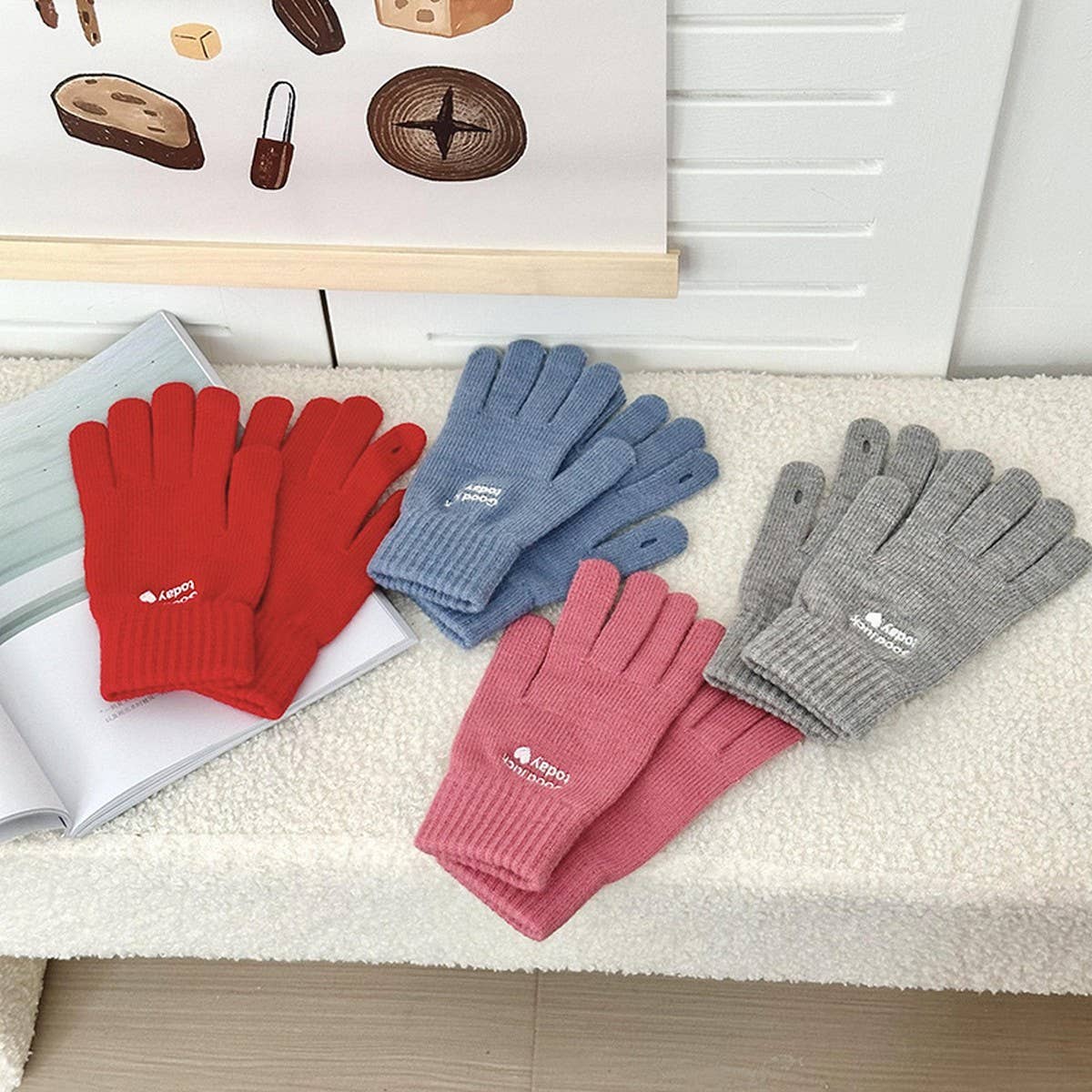 THICKENED WARM TOUCH SCREEN GLOVES_CWAG0143