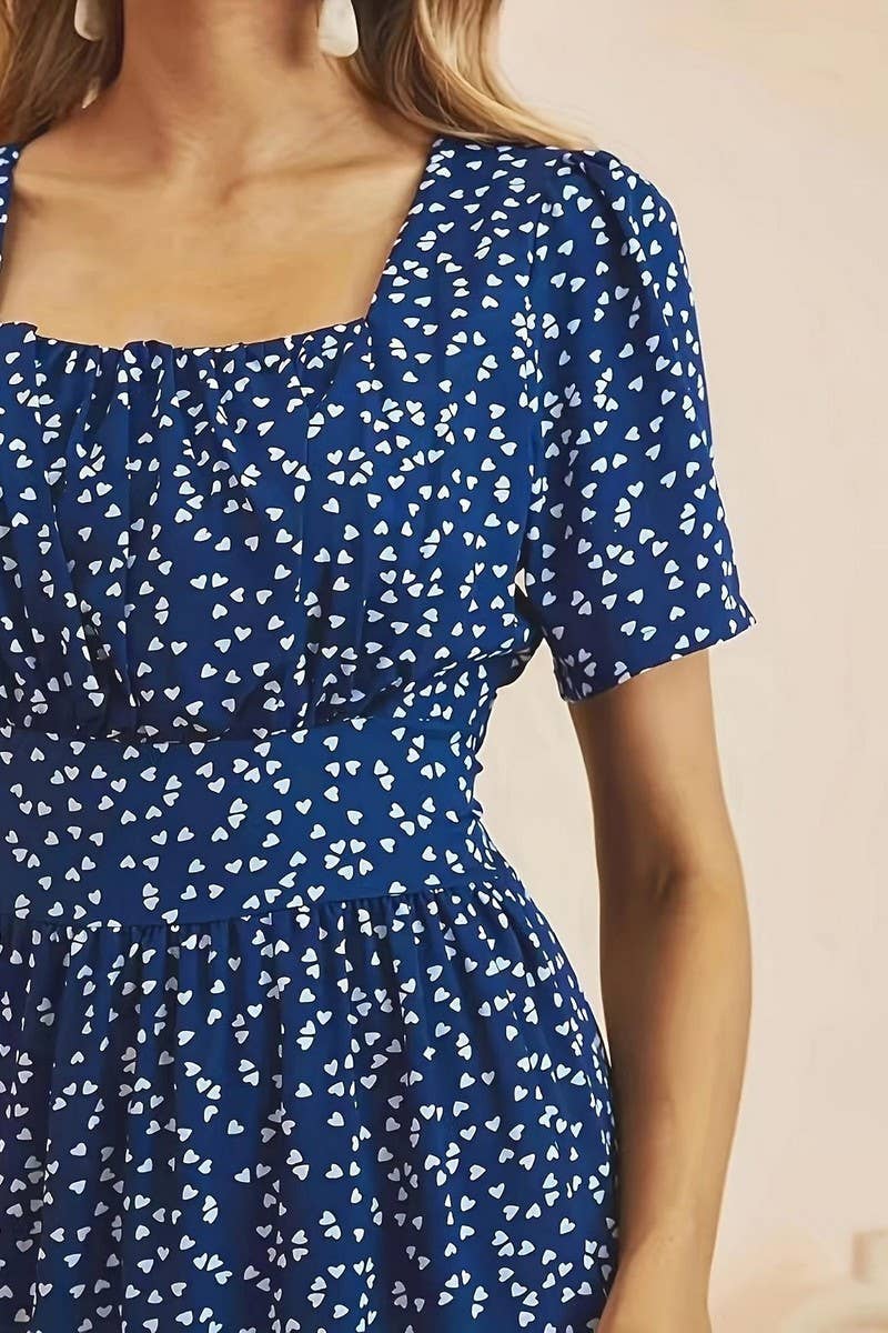 CWDMD6222_FRENCH FLORAL SHORT SLEEVE MAXI DRESS