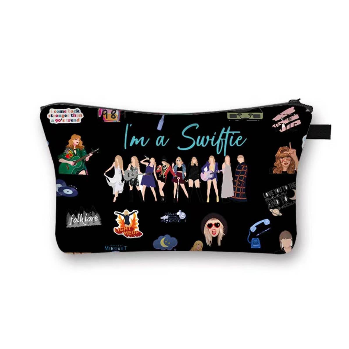 STYLISH PATTERNED WATERPROOF LINEN COSMETIC BAG_CWAB2257