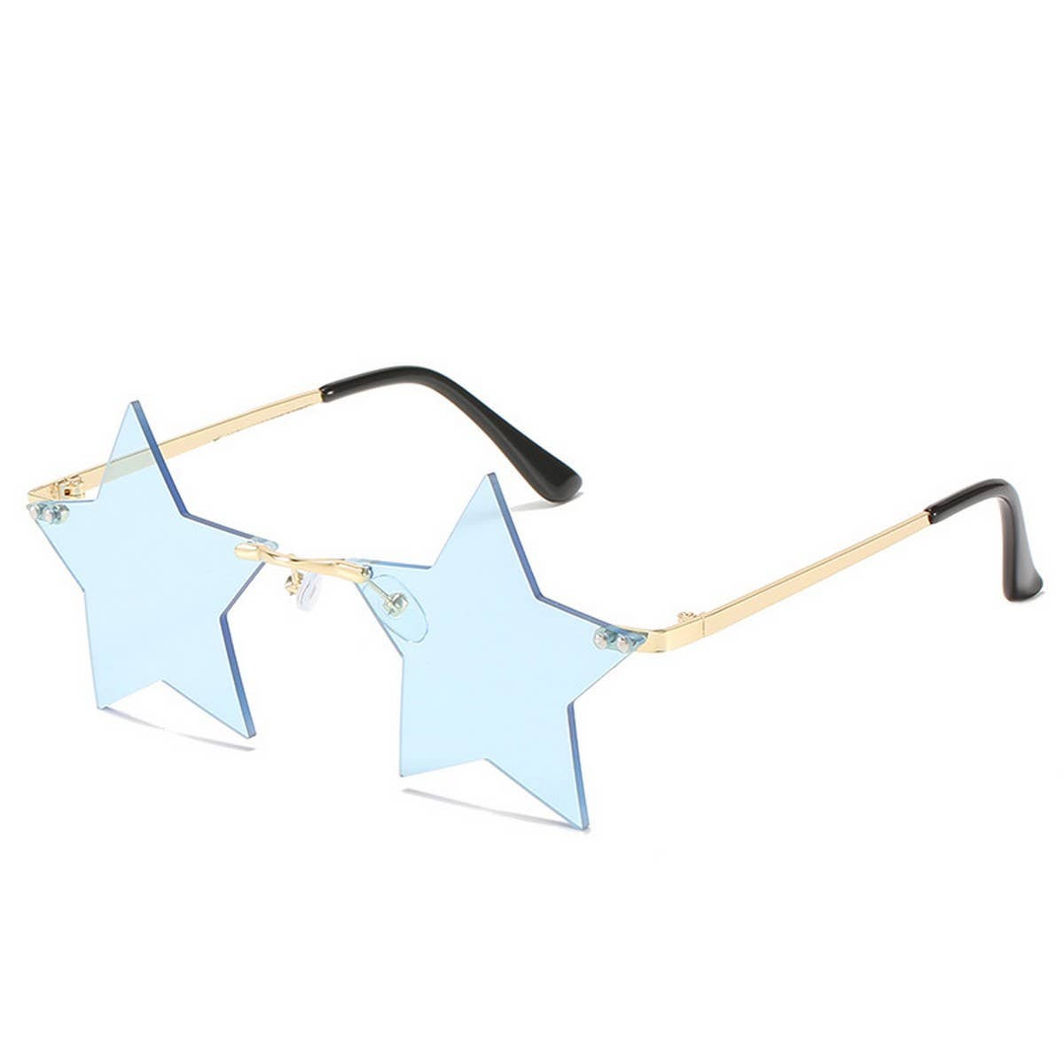 FIVE-POINTED STAR SUNGLASSES FRAMELESS SUNGLASSES