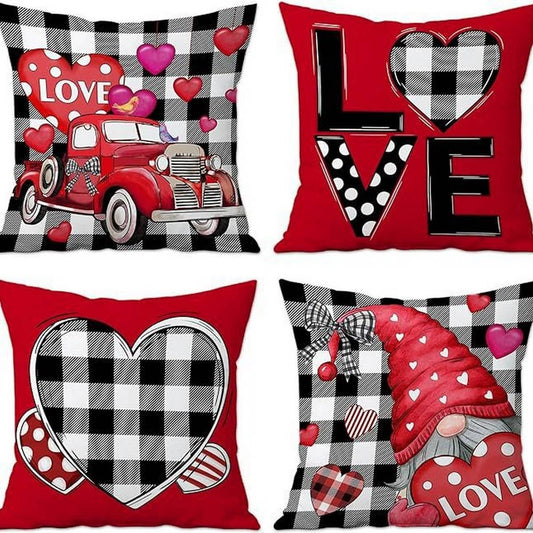 LOVE VALENTINE'S DAY PILLOW COVER