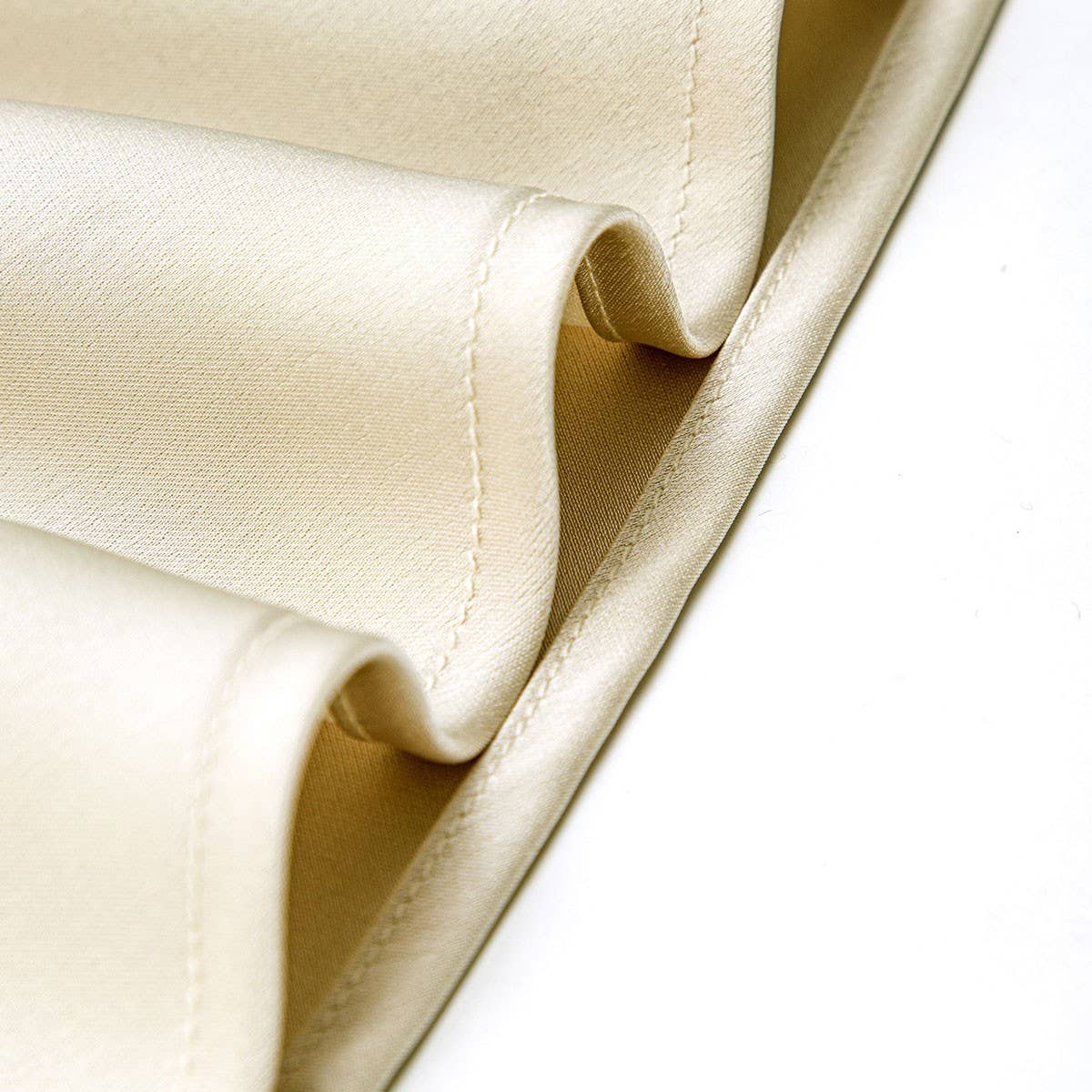 SATIN SKIRT HIGH WAIST ELASTIC SLANTED LONG SKIRT