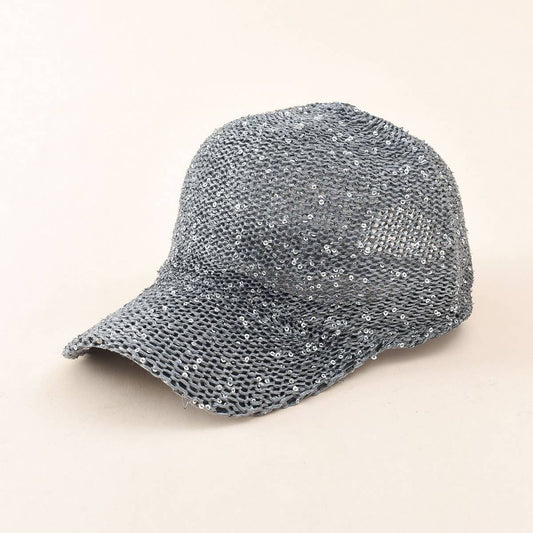 Women??¢s Trendy Summer Sequins Baseball Cap Sun Hat CWAH1413