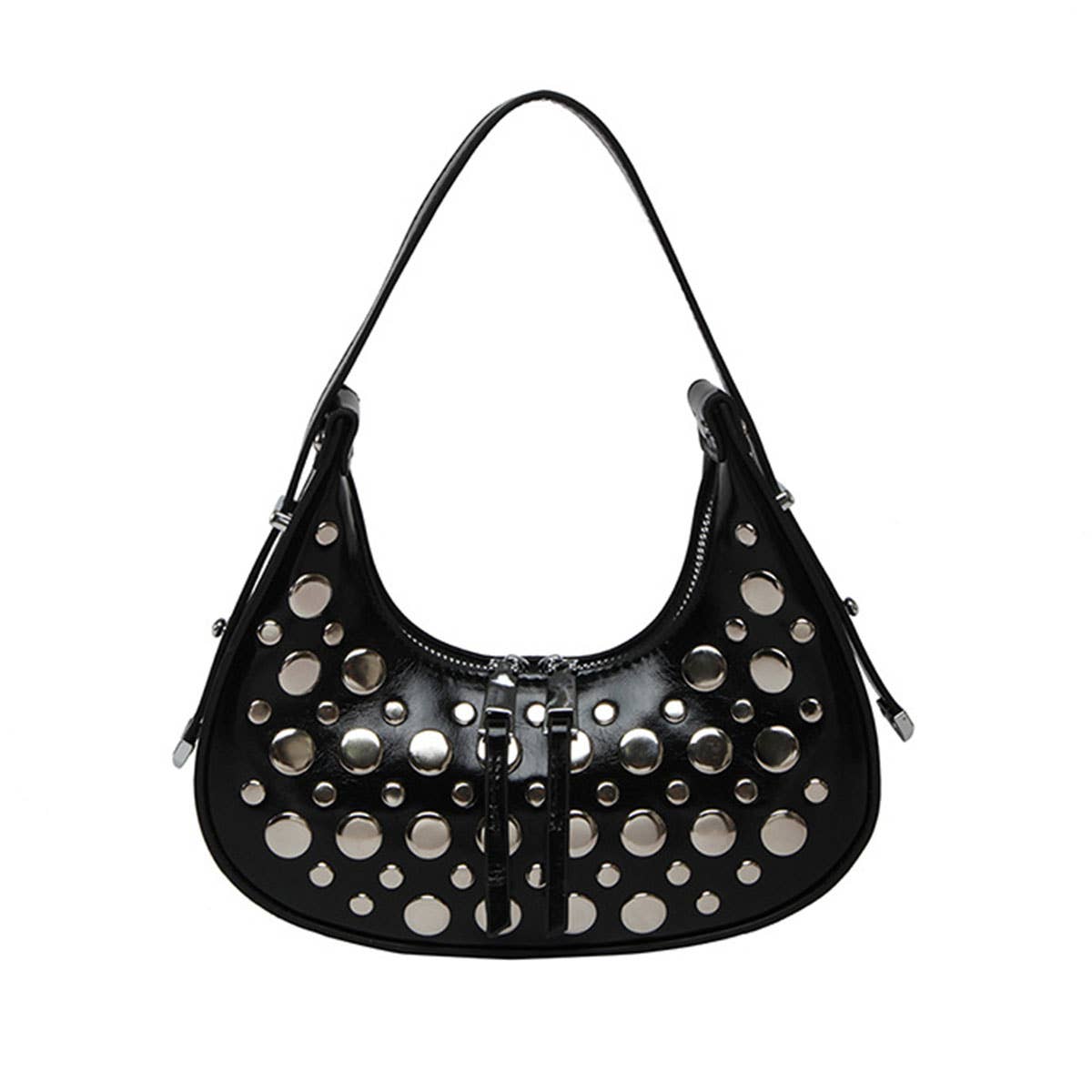 Rivet fashionable casual single-shoulder bag