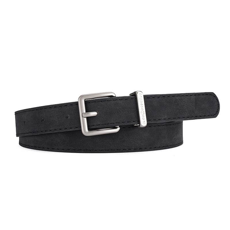 FROSTED NEEDLE BUCKLE WOMEN'S DENIM BELT