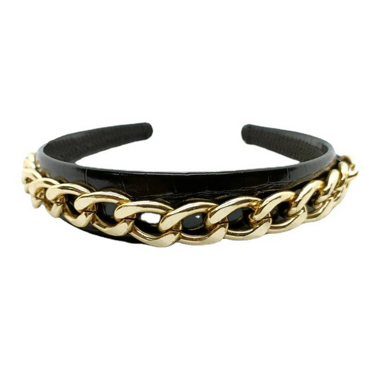 New Classic Croc Chain Punk Elegant Headband